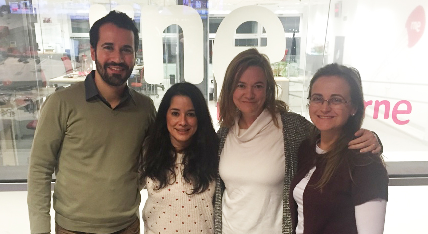 Lucila y Carmen en Radio Nacional